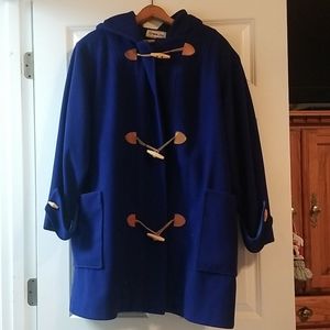 Herman Kay blue wool coat